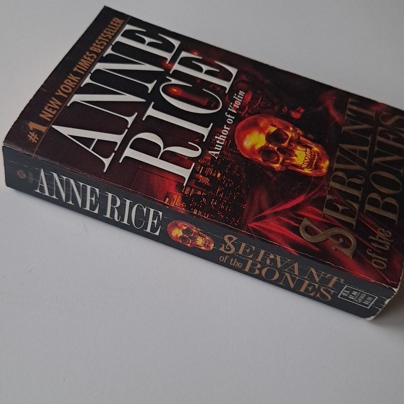 Servant of the Bones by Anne Rice paperback best seller