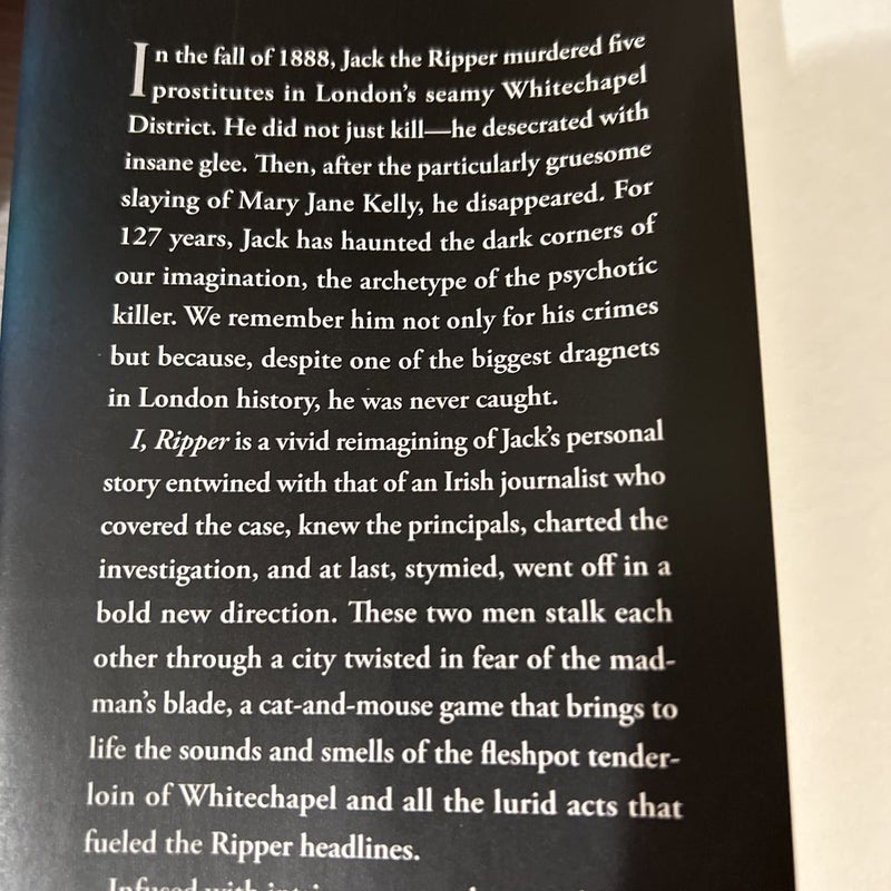 I, Ripper (First Edition) HC