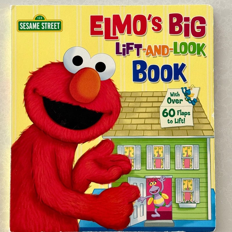 Elmo's Big Lift-And-Look Book (Sesame Street)