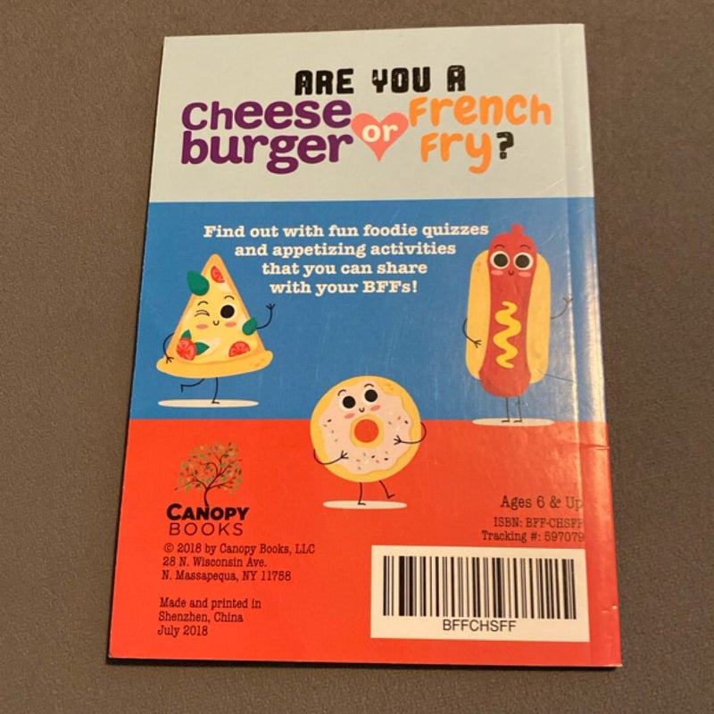 Cheese Burger; French Fries?