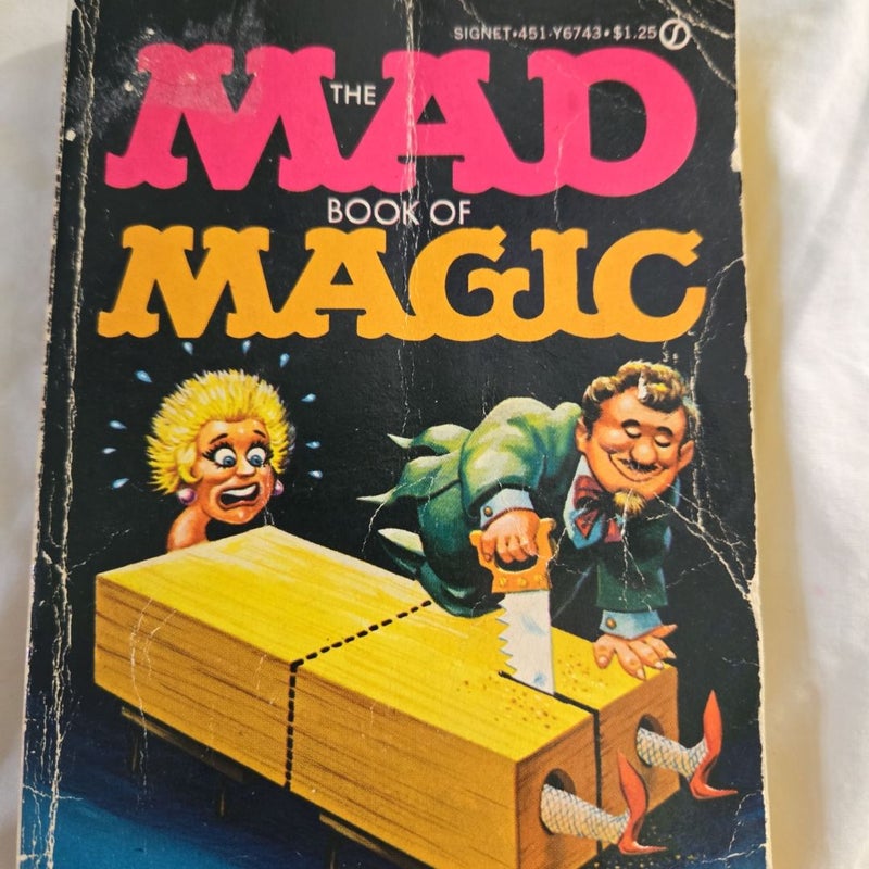 Mad Book of Magic Al Jaffee humor cartoons vintage paperback 1970