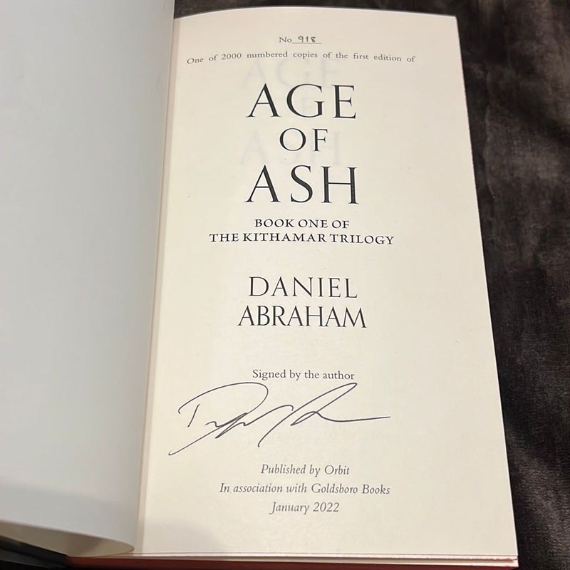 Goldsboro “Age of Ash” - signed and numbered edition 