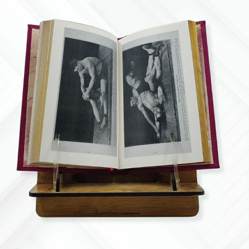 The science of wrestling and the art of jiu-jitsu,1923 by Liederman, Earle E. (Earle Edwin), Leather- Bound Edition