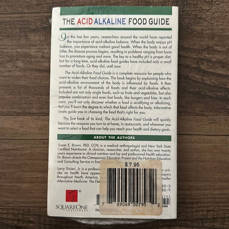The Acid Alkaline Food Guide