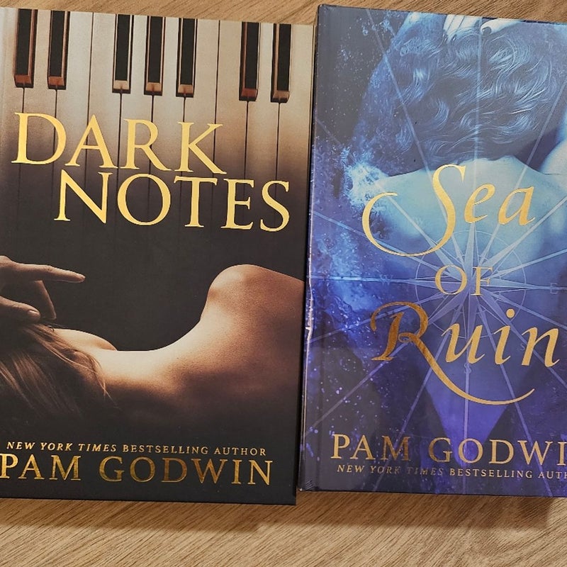 SIGNED Dark Notes & Sea of Ruin by Pam Godwin (Mystic Box Special Editions) by Pam Godwin
