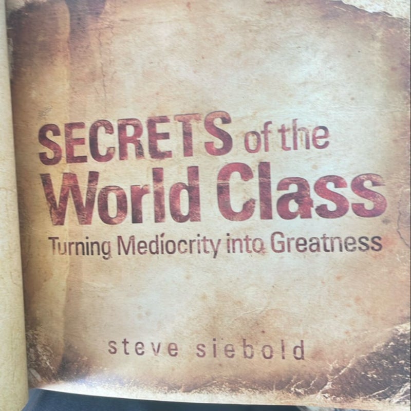 Secrets of the World Class