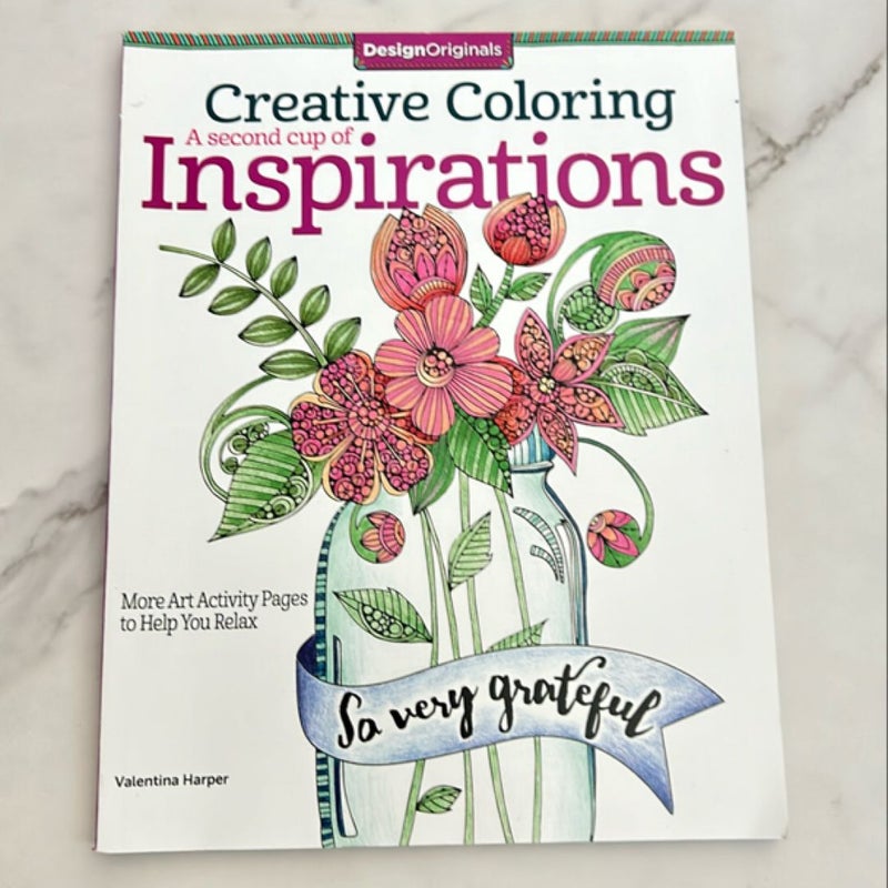 Creative Coloring a Second Cup of Inspirations