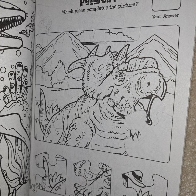 2 Dinosaurs Coloring Books