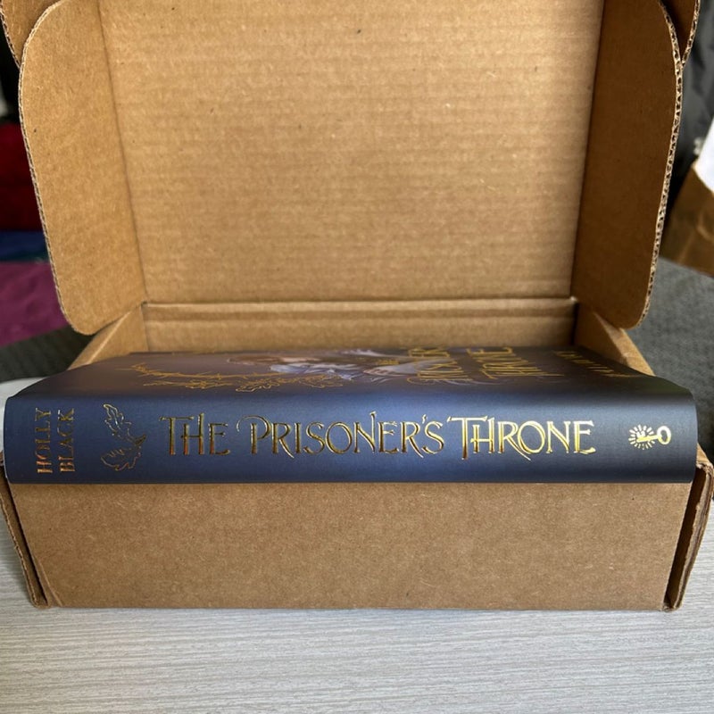 The Prisoner's Throne SIGNED FAIRYLOOT NEW HC