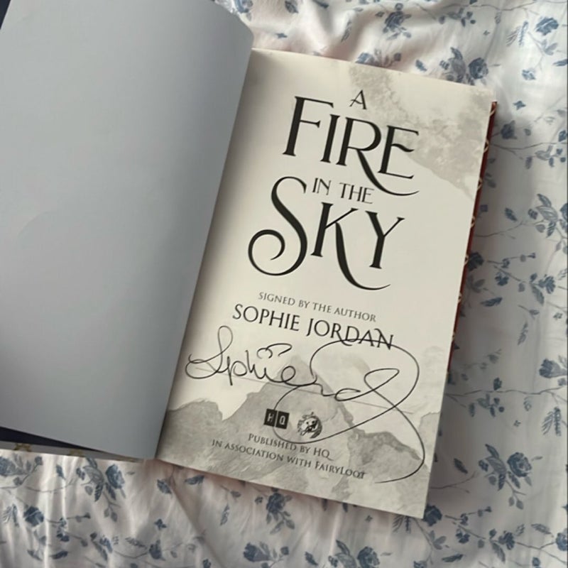 A Fire in the Sky *Fairyloot Edition*