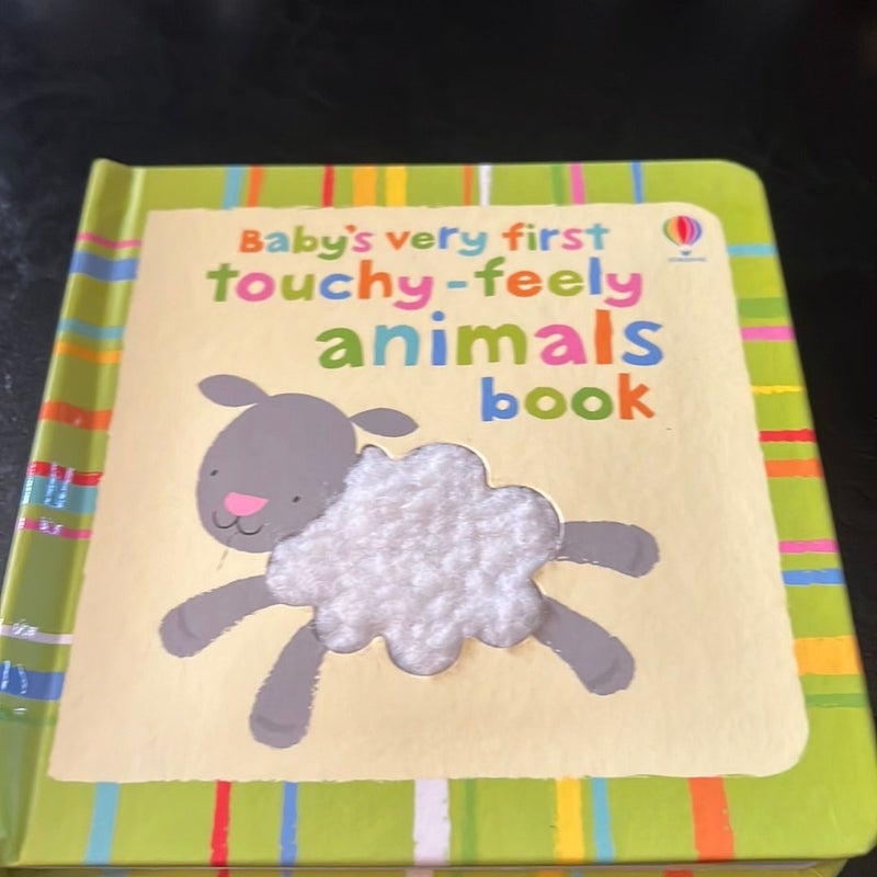 Baby’s very first touchy feely animals book 