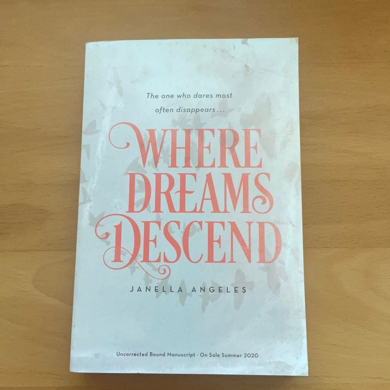 Where Dreams Descend (bound manuscript)