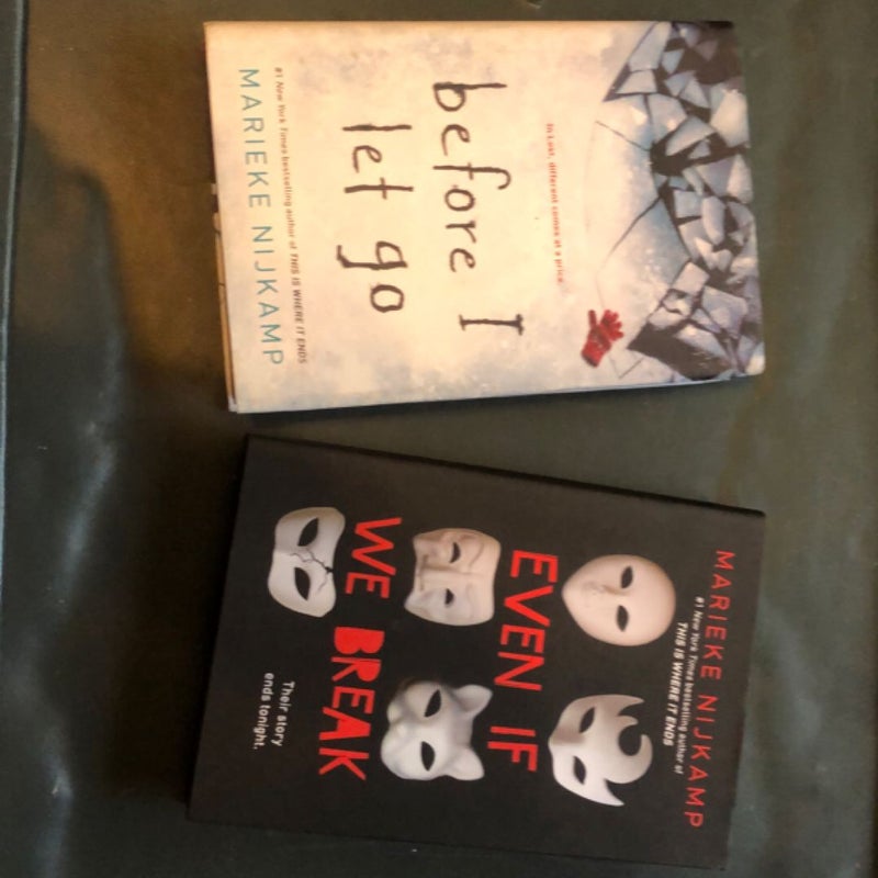 Even If we break/before I let go book bundle 