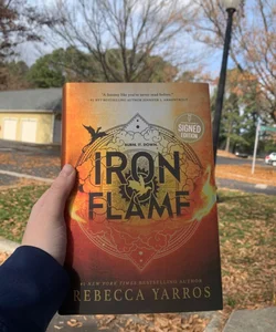 Iron Flame SIGNED FIRST EDITION - FREE PRIORITY SHIPPING