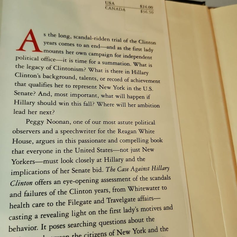 The Case Against Hillary Clinton