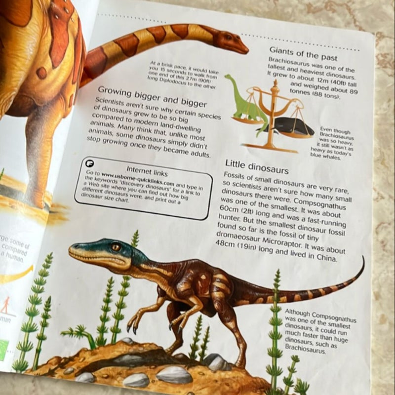 Bundle of 3 assorted dinosaur books