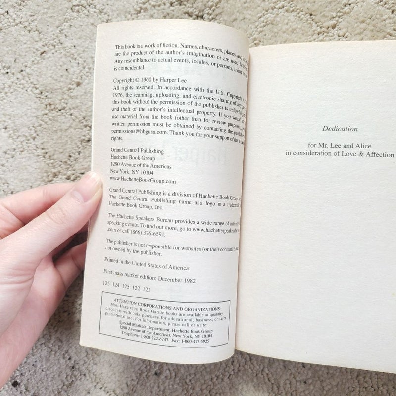 To Kill a Mockingbird (1st Mass Market Edition, 1982)