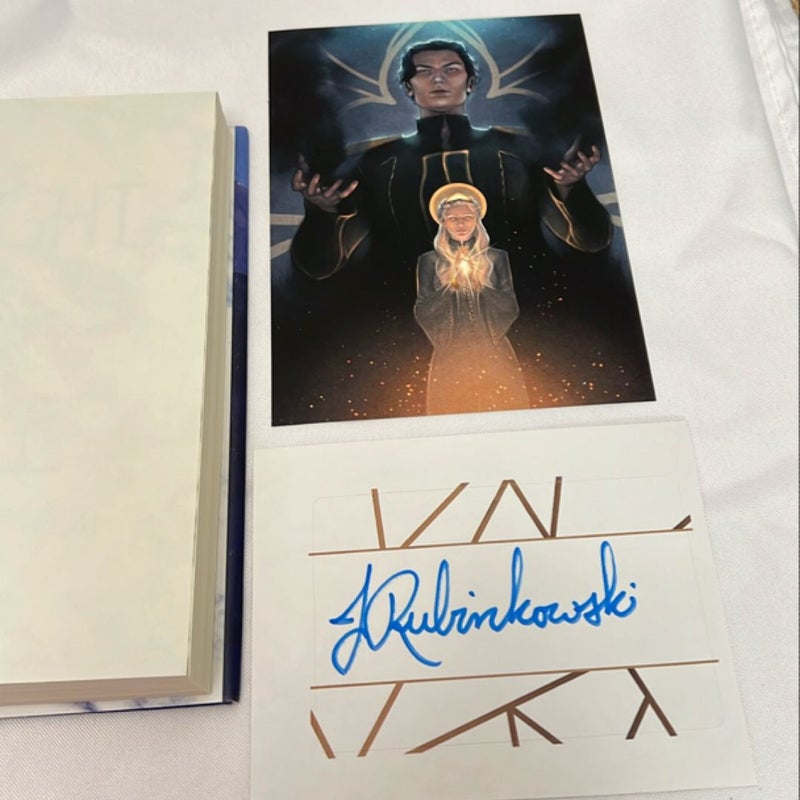 The Bright and the Pale SIGNED BOOKPLATE, ART CARD & FIRST EDITION