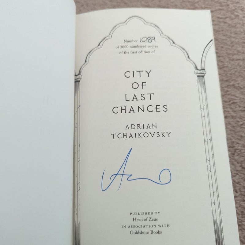 City of Last Chances - Goldsboro Signed and Numbered Edition 