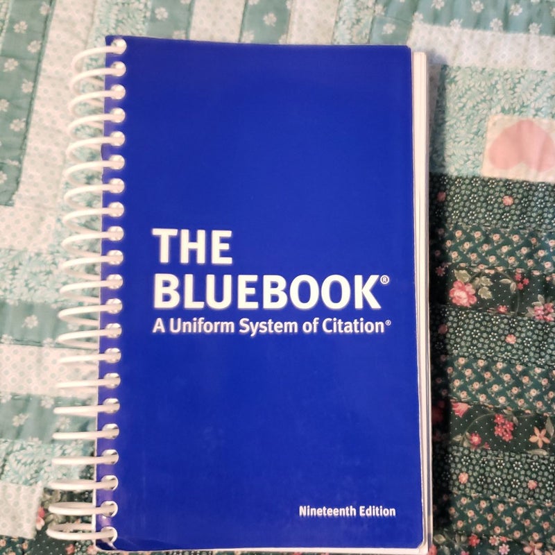 The Bluebook