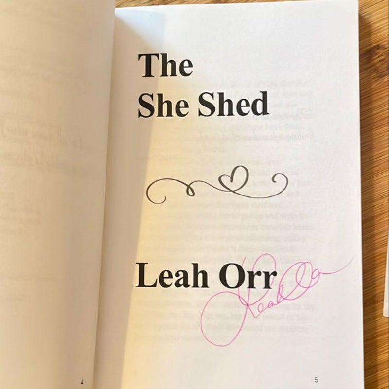 The She Shed ✨Signed copy ✨