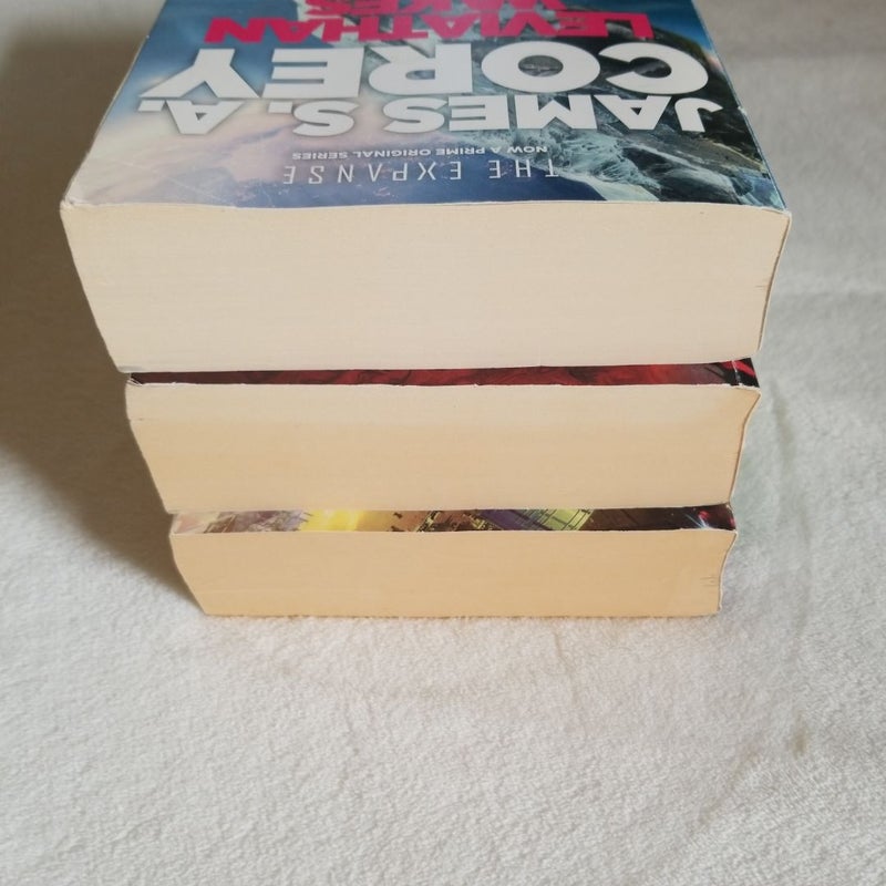 The Expanse 1-3 Leviathan Wakes, Caliban's War, Abaddon's Gate
