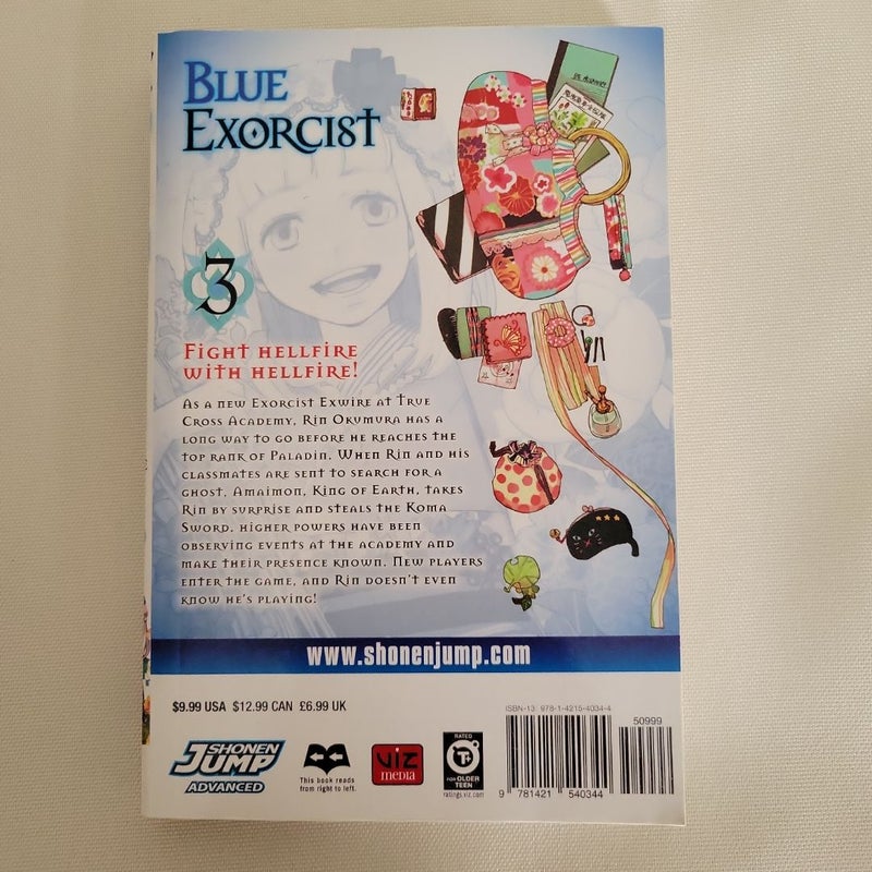 Blue Exorcist, Vol. 3