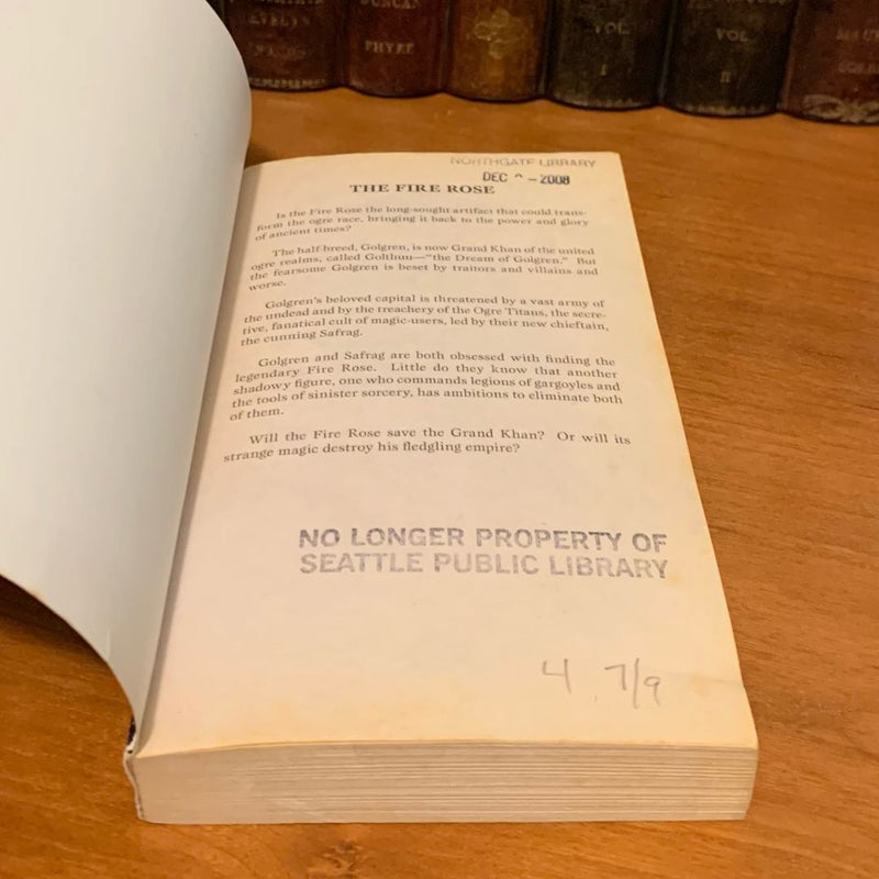 DragonLance: The Fire Rose, Ogre Titans 2, First Edition First Printing