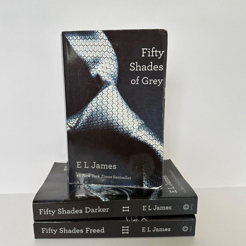 Fifty Shades of Grey Trilogy, 3 books