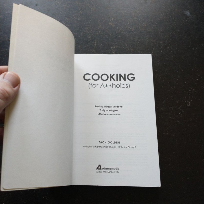 Cooking (For A**Holes)