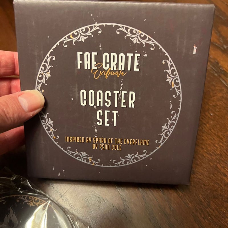Spark of the ever flame coaster set 