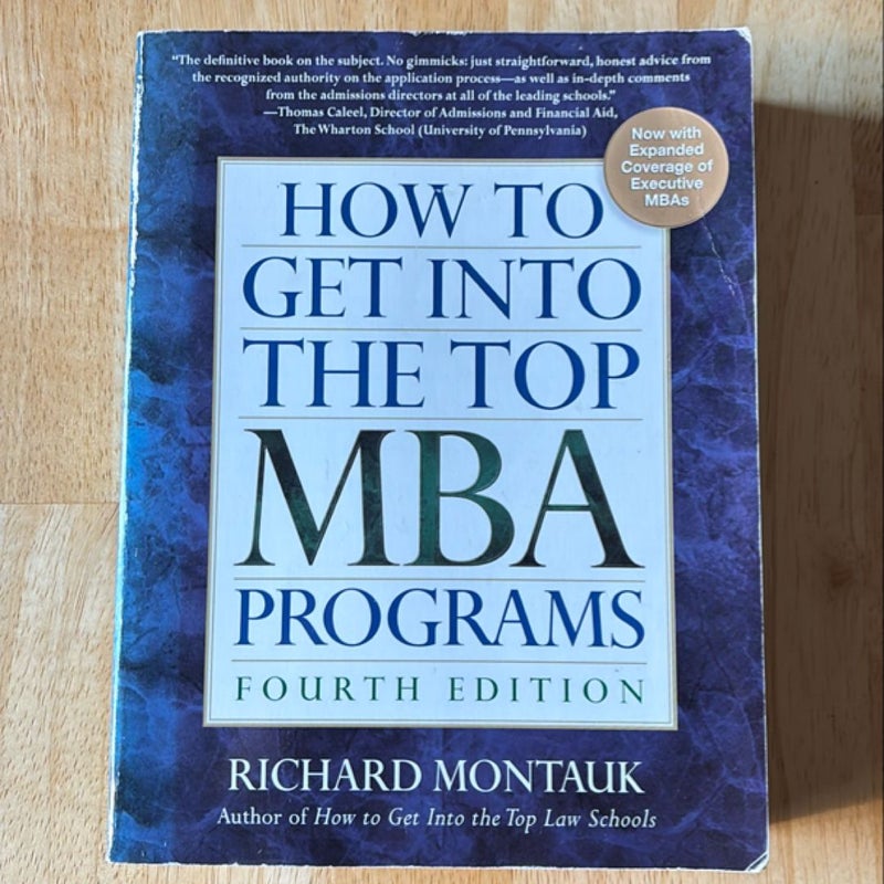 How to Get into the Top MBA Programs