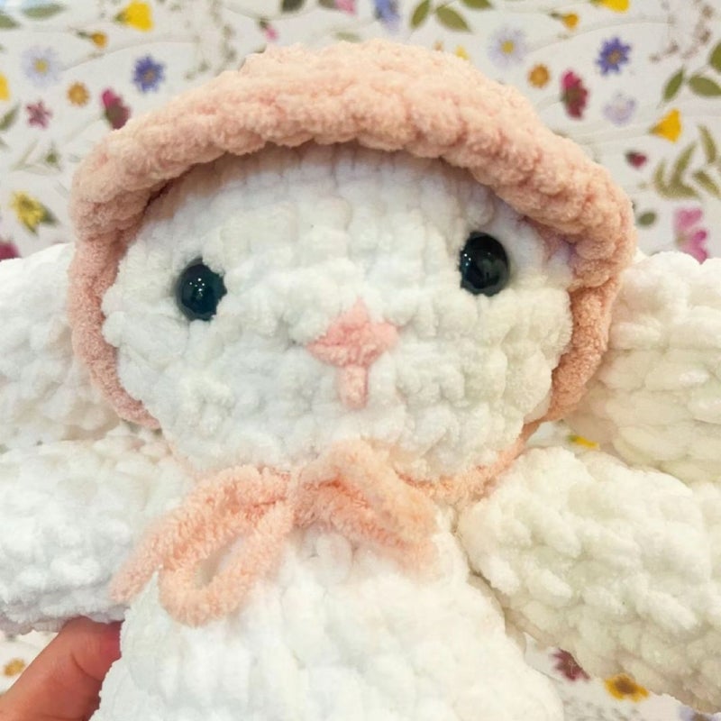 Crochet Bunny in Bucket Hat