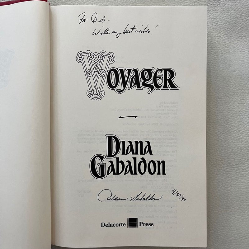 Voyager - SIGNED FIRST EDITION 