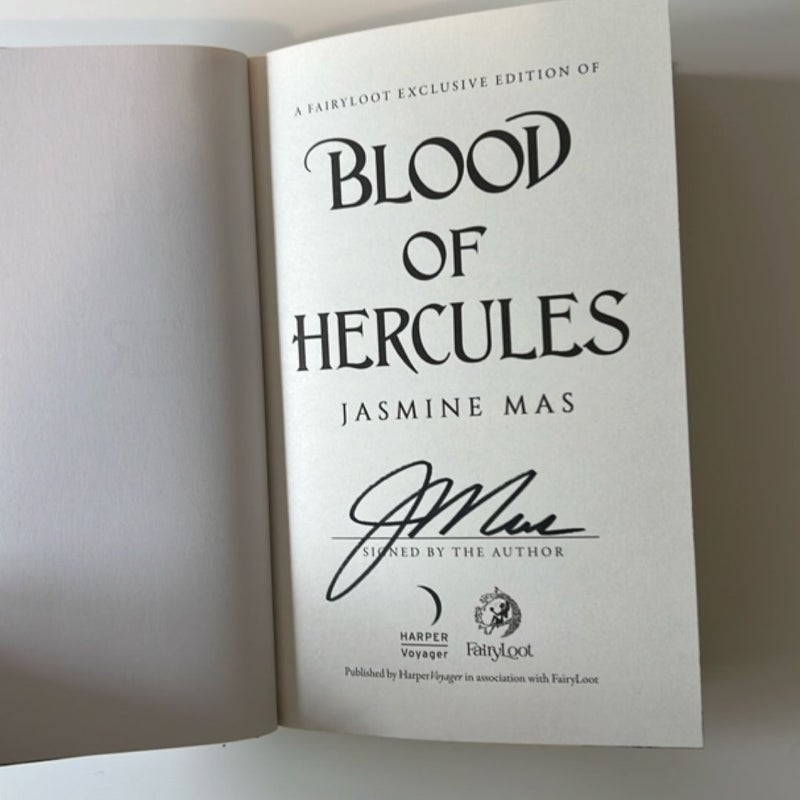 Blood of hercules fairyloot *damaged