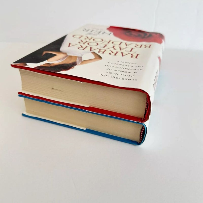 Barbara Taylor Bradford Book Bundle, 2 Books, House of Deravene