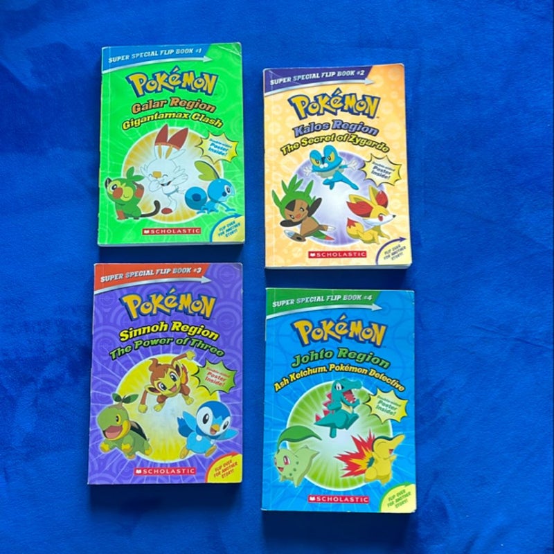 Pokemon Book Bundle of 4