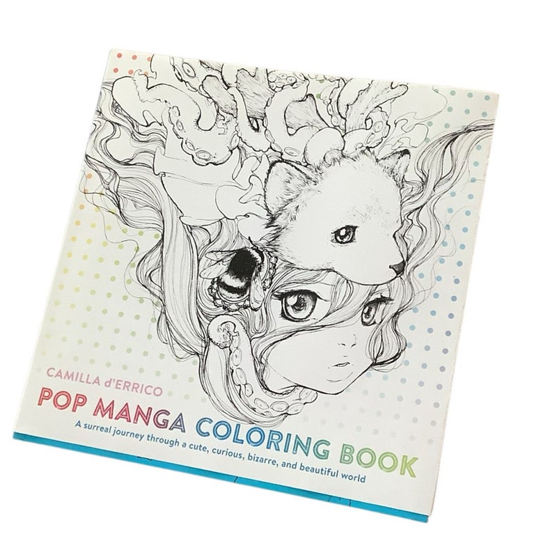 Pop Manga Coloring Book