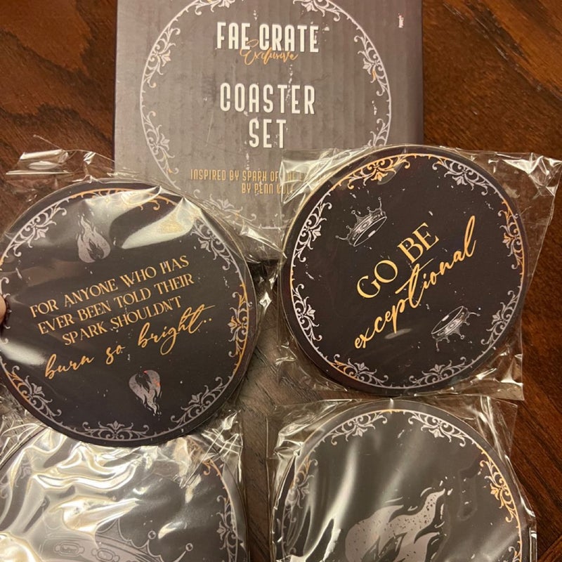 Spark of the ever flame coaster set 