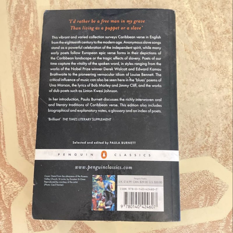 The Penguin Book of Carribean Verse in English