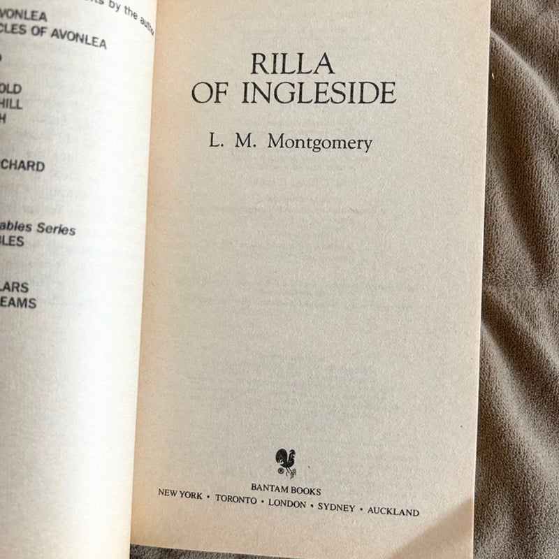 Rilla of Ingleside  3055