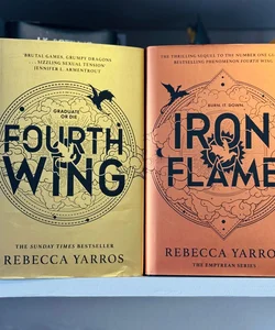 Fourth Wing & Iron Flame (Waterstones)