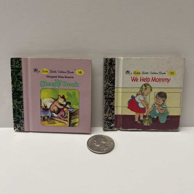 “Little” Little Golden (2 Book Bundle); The Sleepy Book & We Help Mommy