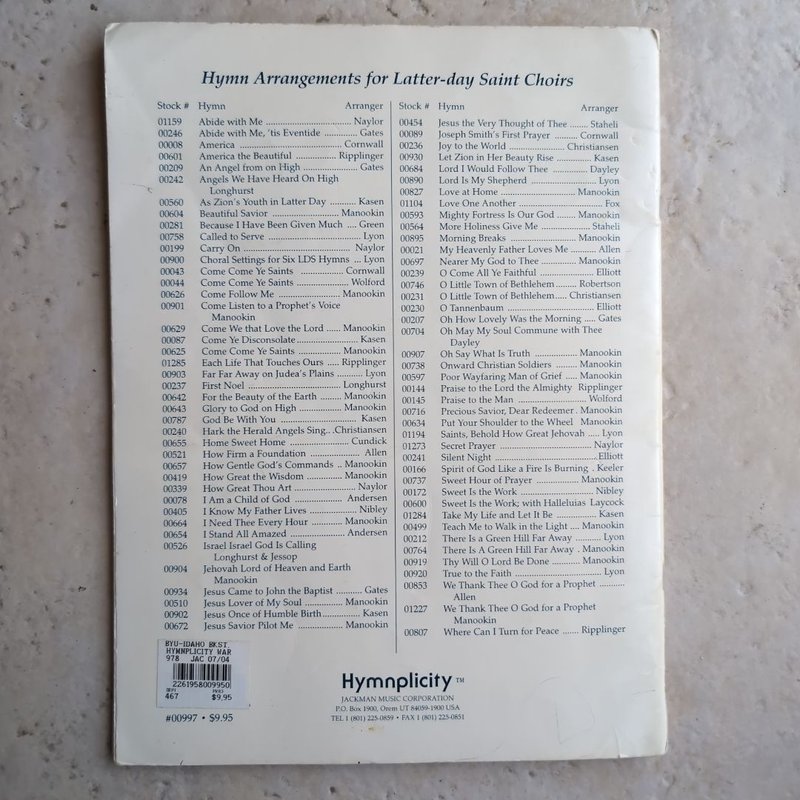 Hymnplicity Ward Choir by Brent Jorgensen, Paperback | Pangobooks