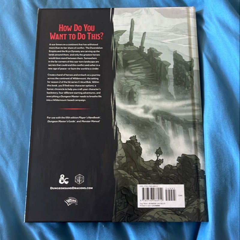 Explorer's Guide to Wildemount (d&d Campaign Setting and Adventure Book) (Dungeons and Dragons)