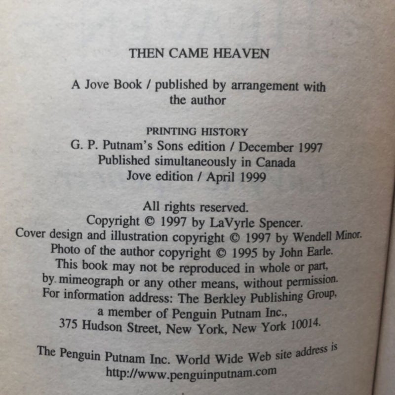 Then Came Heaven