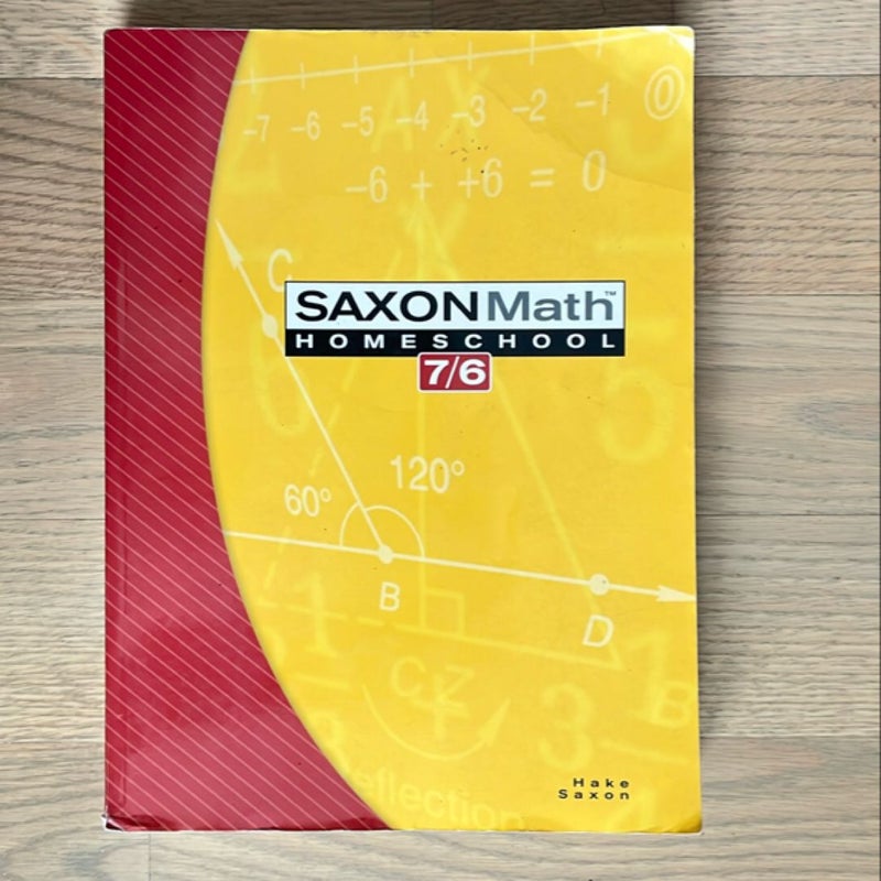 Saxon Math 7/6 Homeschool