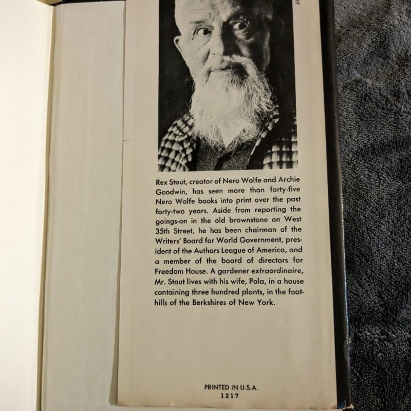 Rex Stout A Family Affair A New Nero Wolfe Novel 