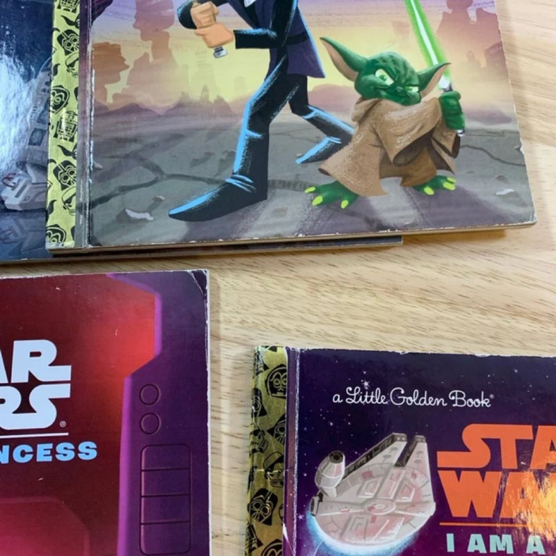 Golden Book - Disney - Star Wars - " I Am A..." - 4 Book Bundle