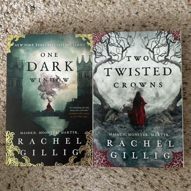 One Dark Window and Two Twisted Crowns Book Bundle
